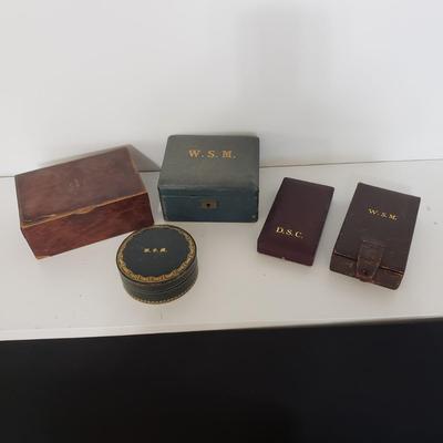Vintage Monogrammed Boxes (DR-KD)