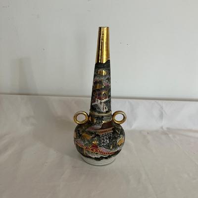 Double Handled Satsuma Style Vase (GBC-MG)