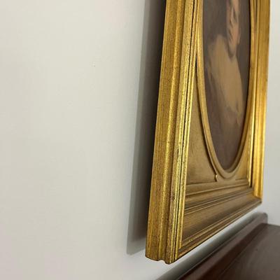 Vintage Portrait In Gold Frame (GB-MG)