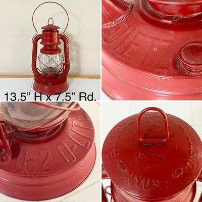 DEITZ MONARCH ~ Pair (2) Vtg. Kerosene Lantern