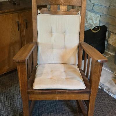 Rustic Style Rocking Chair