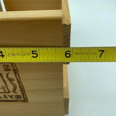 Vintage Napa Valley double row cd crate