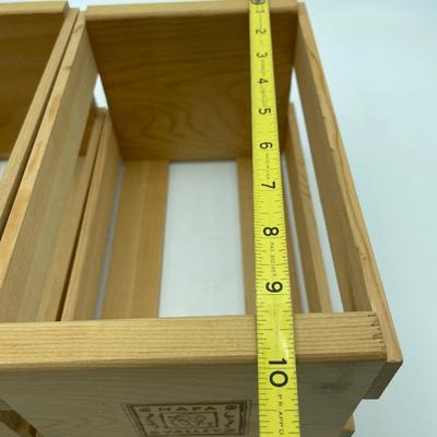 Napa Valley double row cd crate