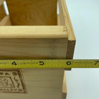 Napa Valley double row cd crate