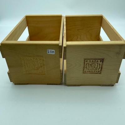 Napa Valley double row cd crate
