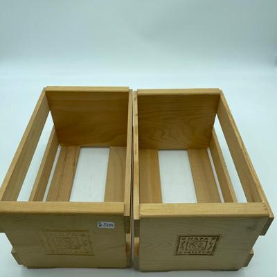 Napa Valley double row cd crate