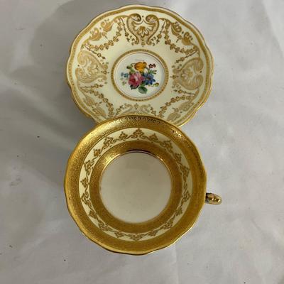 Three Tiffany & Company Tea Cups & Saucers (GB-MG)