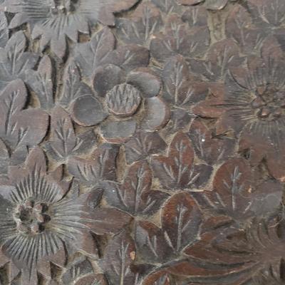 Floral Carved Wooden Boxes (GBC-KD)