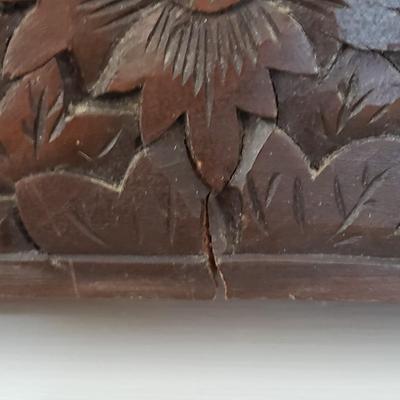 Floral Carved Wooden Boxes (GBC-KD)