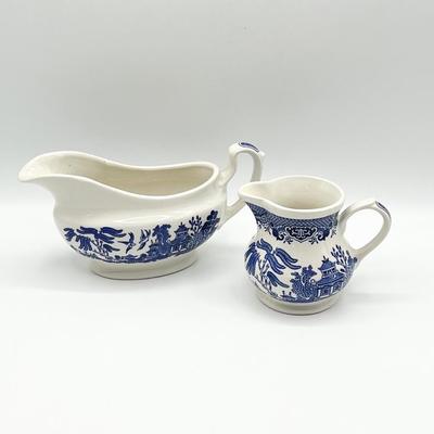CHURCHILL ~ Willow ~ 4 Piece Service For 10 ~ (59 Total Pieces) ~ *Read Details