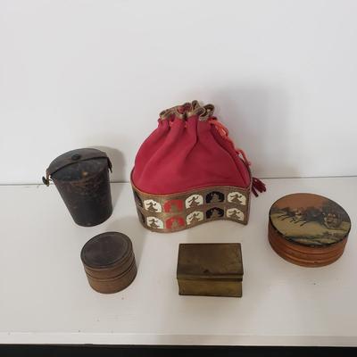 Suede Pouch and Containers (GBC-KD)