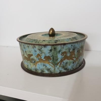 Metal Tin Made in West Germany, Copper Trays and More (GBC-KD)