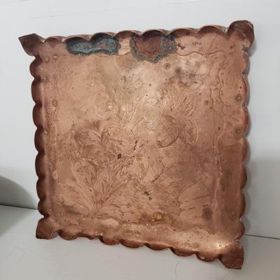 Metal Tin Made in West Germany, Copper Trays and More (GBC-KD)