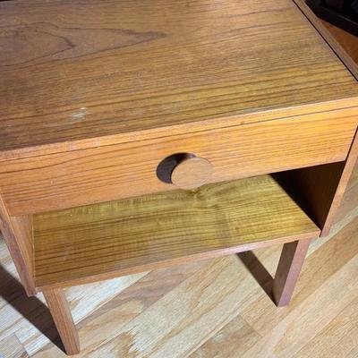MCM Teak Night Stand End Table