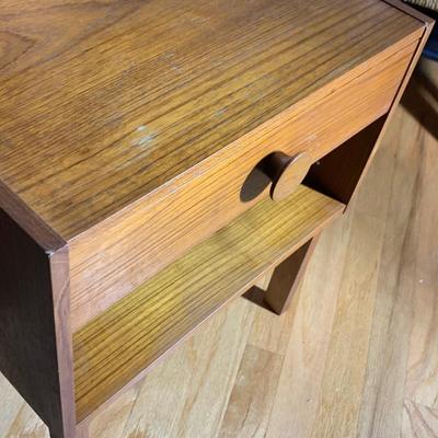 MCM Teak Night Stand End Table