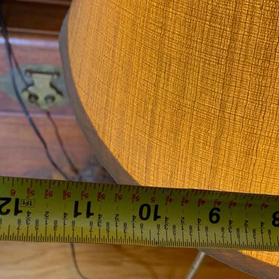 Unusual Mid Century Lamp Large Cast Heavy Base