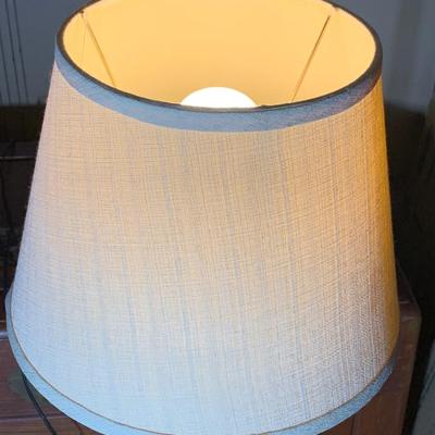 Unusual Mid Century Lamp Large Cast Heavy Base