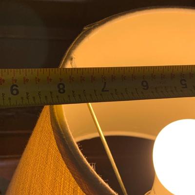 Unusual Mid Century Lamp Large Cast Heavy Base