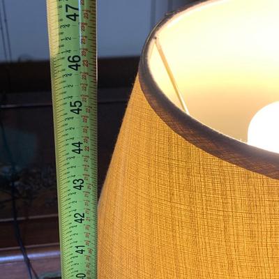Unusual Mid Century Lamp Large Cast Heavy Base