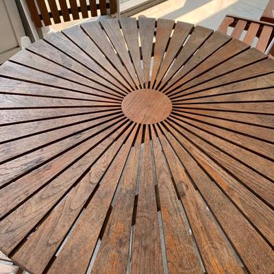 Mid Century Danish Modern Teak Patio Set
