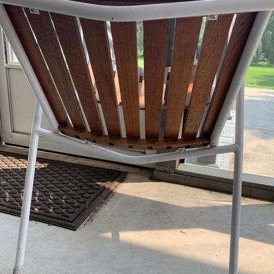 Mid Century Danish Modern Teak Patio Set