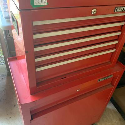 Craftsman Stacking Tool Box w/ misc. contents