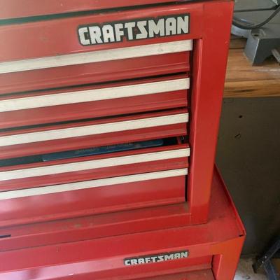 Craftsman Stacking Tool Box w/ misc. contents