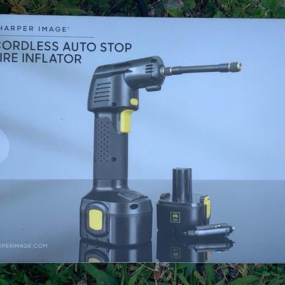 Air Compressor & Cordless Sharper Image Tire Inflator