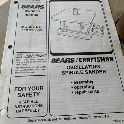 Craftsman Oscillating Spindle Sander