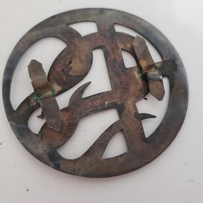 Victorian Hand Paper Clip by J&E Ratcliff Patent Birmingham Brass and More (GBC-KD)
