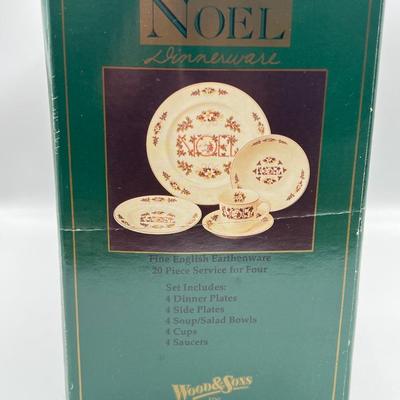 WOOD & SONS ~ Noel ~ 5 Piece Service For 12 ~ 60 Total Pieces
