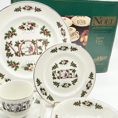 WOOD & SONS ~ Noel ~ 5 Piece Service For 12 ~ 60 Total Pieces