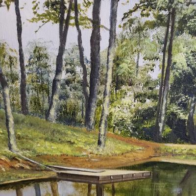 Oil Painting by D. Dukes (GB-KD)