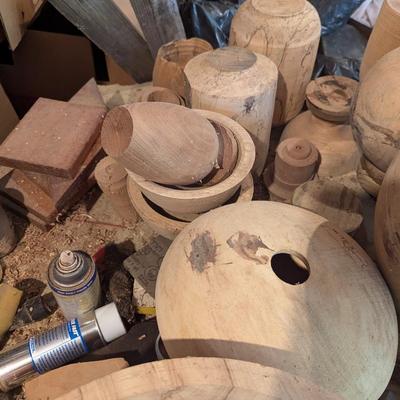Unfinished Wood Turning Projects