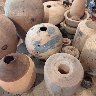 Unfinished Wood Turning Projects