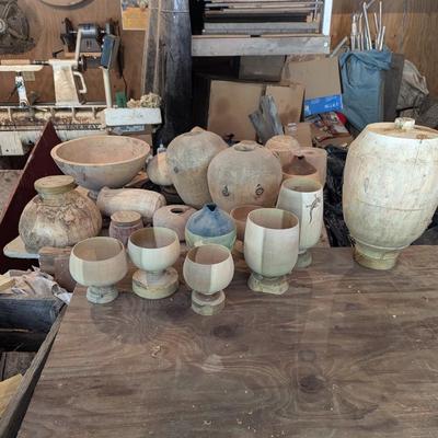 Unfinished Wood Turning Projects