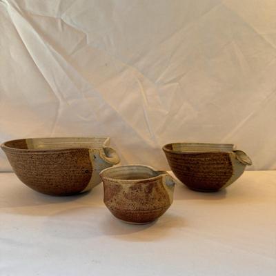 Three Nesting Ceramic Bowls (K-DZ)