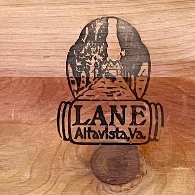 LANE ~ Vtg. Solid Wood Inlaid Cedar Chest ~*Read Details
