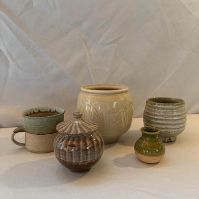 Small Handmade Ceramic Planter, Mug, and More (K-DZ)