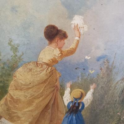 Mother and Child With Butterflies (GB-KD)