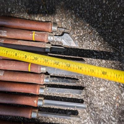 Craftsman Wood Turning Chisels Lot 1