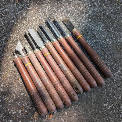 Craftsman Wood Turning Chisels Lot 1
