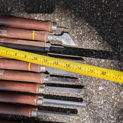 Craftsman Wood Turning Chisels Lot 1