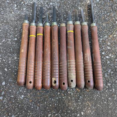 Craftsman Wood Turning Chisels Lot 2