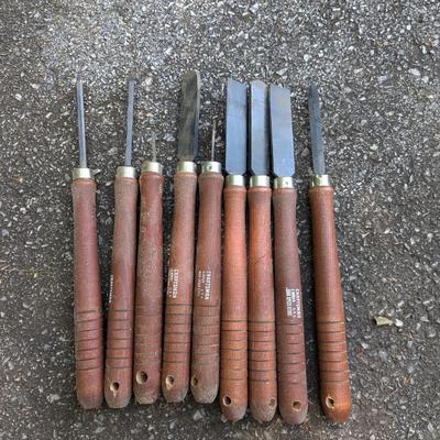 Craftsman Wood Turning Chisels Lot 3