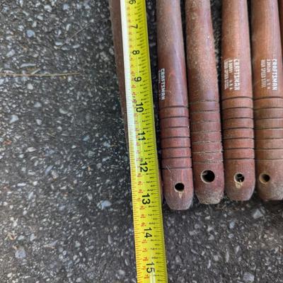 Craftsman Wood Turning Chisels Lot 3