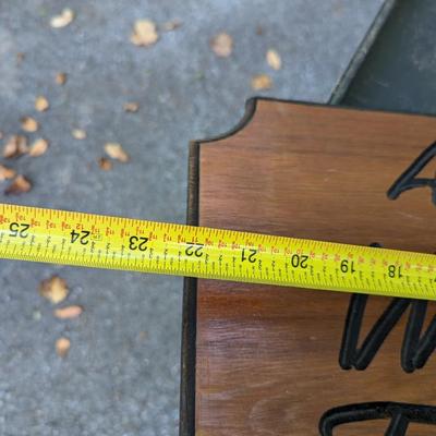 As The Wood Turns Woodworking Sign