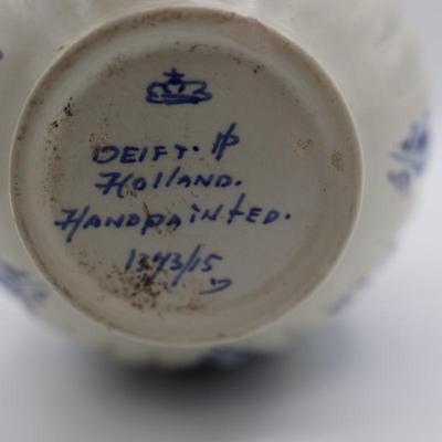 Delft Hand Painted Plant Pot, Holland