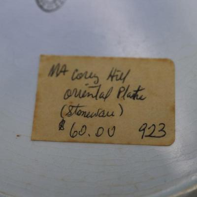 Corey Hill Oriental Stoneware Plates, England (2)