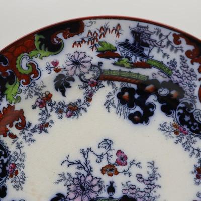 Corey Hill Oriental Stoneware Plates, England (2)